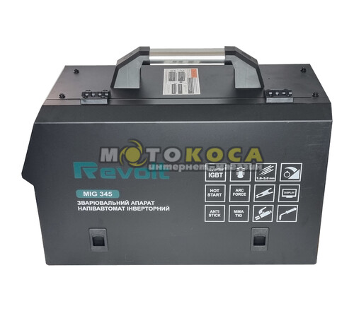 Сварочный инверторный полуавтомат REVOLT MIG 345 LCD