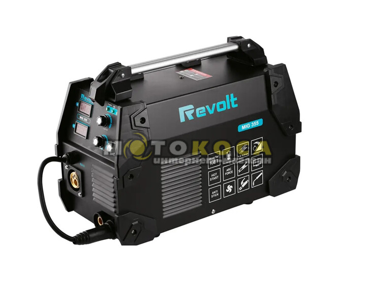 Зварювальний інверторний напівавтомат REVOLT MIG 355