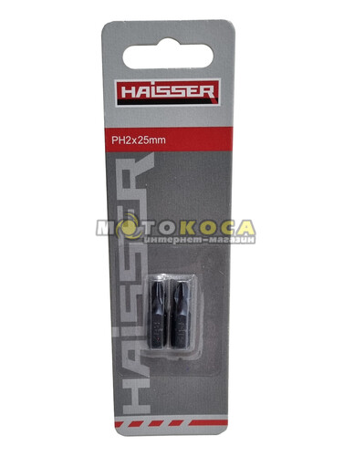Біта HAISSER РН2х25 мм в блістері (набір 2 шт)