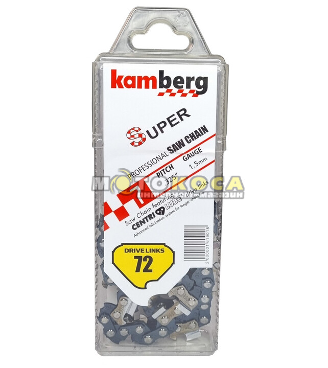 Ланцюг пильний KAMBERG 18" 0,325" 1,5мм паз, 72 ланки (36 зубів)