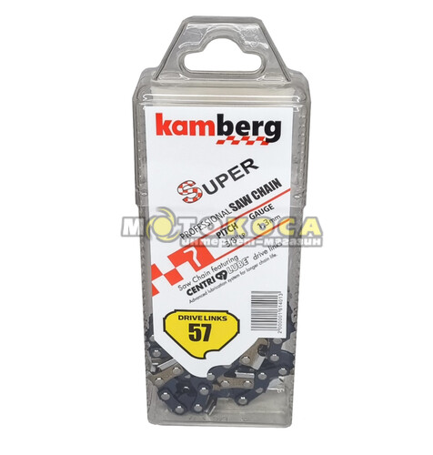Цепь пильная KAMBERG 16" 3/8"РМ 1,3мм паз, 57 звеньев (28 зубов)