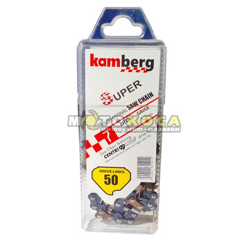 Цепь пильная KAMBERG 14" 3/8"РМ 1,3мм паз, 50 звеньев (25 зубов)