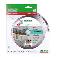 Диск алмазный Distar Turbo Bestseller Universal 230 мм