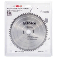 Диск пильный по алюминию BOSHC 210х2.4/1.8х30 мм 64Т