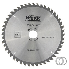 Диск пильный Werk 235х30 мм 48 зубов