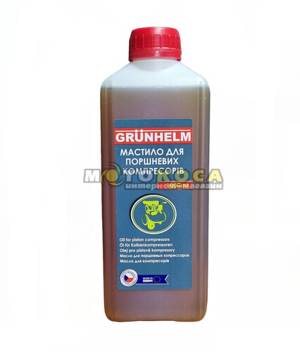 Масло для поршневих компресорів Grunhelm 1000 ml
