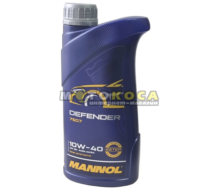 Масло моторное MANNOL DEFENDER 10W-40 (7507) купить, отзывы