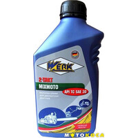 Масло моторное WERK 2-TAKT SEMISYNT SAE 20 API TC+ 1L