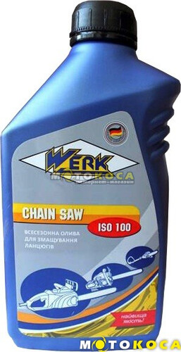 Масло для змащування ланцюга WERK CHAIN SAW ISO VG100 1 л