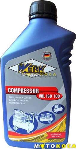 Масло компрессорное WERK COMPRESSOR VDL ISO100 1 л