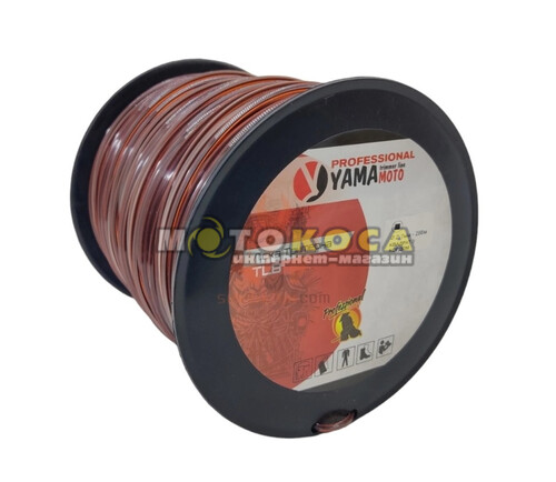 Ліска для мотокос та тримерів YAMAMOTO 2.7мм х 288 метрів (з кордом)