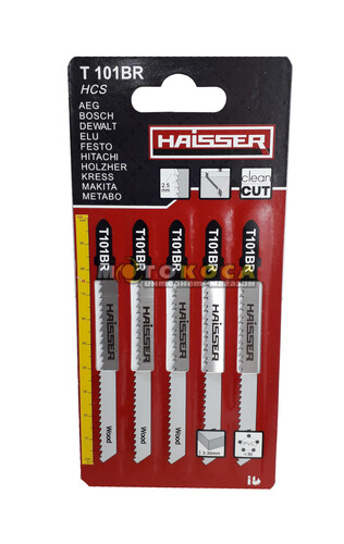 Пильные полотна для лобзиков HAISSER T101BR (набор 5шт)