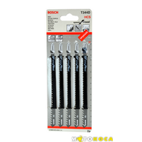 Пильные полотна для лобзика BOSCH T344D (5 шт)