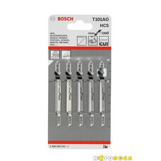 Пильные полотна для лобзика BOSCH T101AO (5 шт)