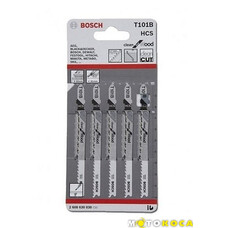Пильные полотна для лобзика BOSCH T101B (5 шт)