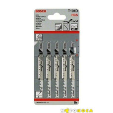 Пильные полотна для лобзика BOSCH T101D (5 шт)