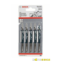 Пильные полотна для лобзика BOSCH T111C (5 шт)