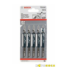 Пильные полотна для лобзика BOSCH T111C (5 шт)
