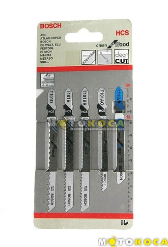 Пильные полотна для лобзика BOSCH 5PC (5 шт)