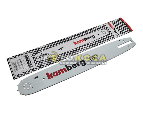 Шина пильная KAMBERG 40 см, шаг 3/8", паз 1,6 мм 60 звен