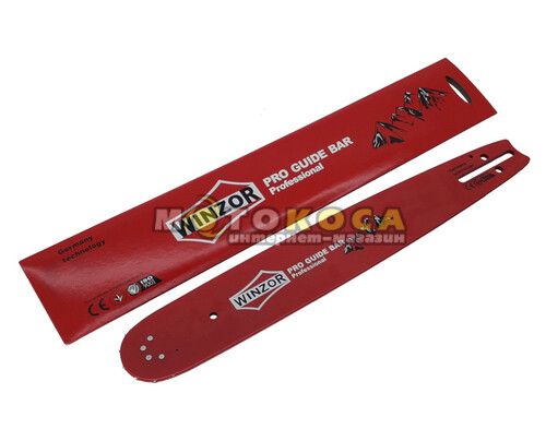 Шина направляюча WINZOR 40 см, крок 0.325", паз 1,6 мм 67 ланок.