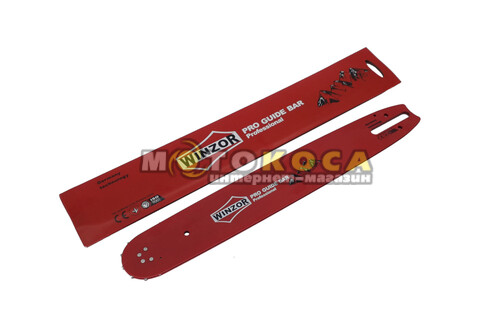 Шина направляюча WINZOR 40 см, крок 3/8", паз 1,6 мм 60 ланок