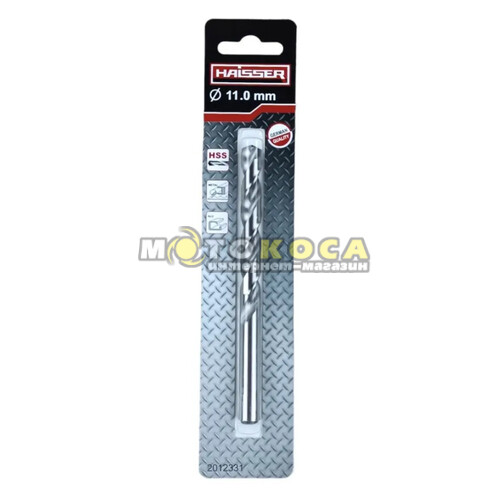 Сверло по металлу HAISSER HSS 11х94х142 мм DIN 338 (1 шт.)