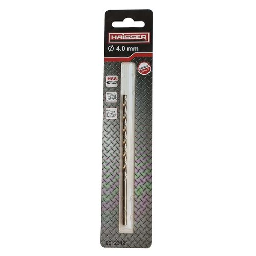 Свердло по металу HAISSER HSS 4х43х75 мм DIN 338 (1 шт.)