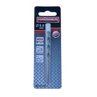 Сверло по металлу HAISSER HSS 5.5х57х93 мм DIN 338 (1 шт.)