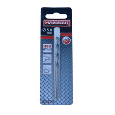Сверло по металлу HAISSER HSS 5х52х86 мм DIN 338 (1 шт.)