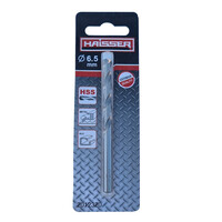 Сверло по металлу HAISSER HSS 6.5х63х101 мм DIN 338 (1 шт.)