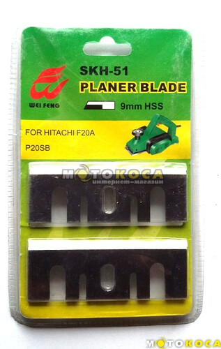 Ножи для рубанка PLANER BLADE F20A 82 мм