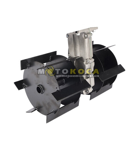 Насадка культиватор для мотокосы FORTE YK-W001 (9 шлицов Ø26 мм)