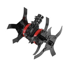 Насадка культиватор FORTE YK-W009-28 для мотокосы (9 шлицов Ø28 мм)