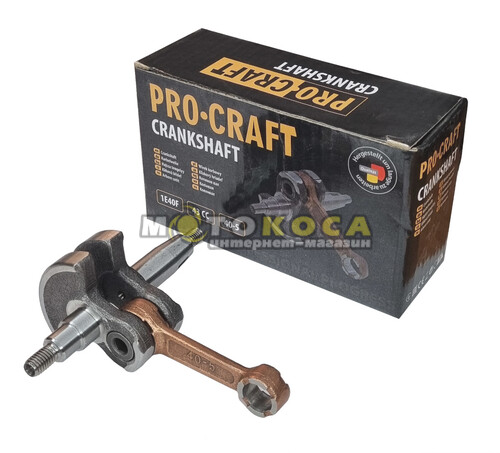 Колінвал для мотокоси Ø40мм (PROCRAFT)