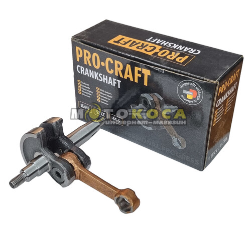 Колінвал для мотокоси Ø44мм (PROCRAFT)