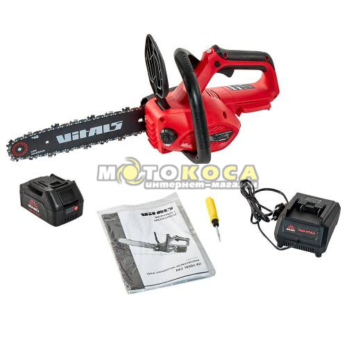 Акумуляторна ланцюгова пила Vitals AKZ 1830n Kit